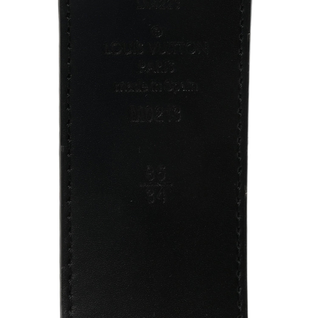 Louis Vuitton Damier Graphite 40mm LV Initiales 85 34 Belt