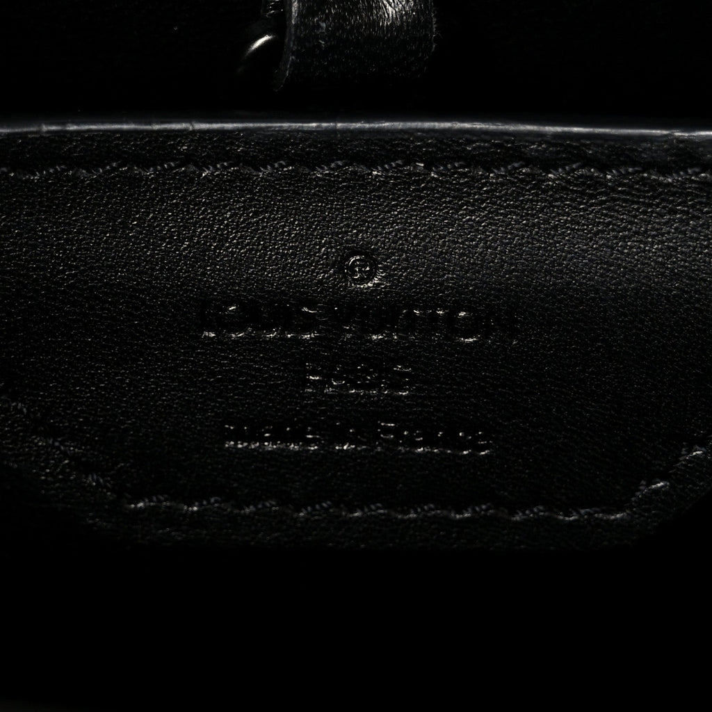 Louis Vuitton Taurillon Capucines BB Matte Black