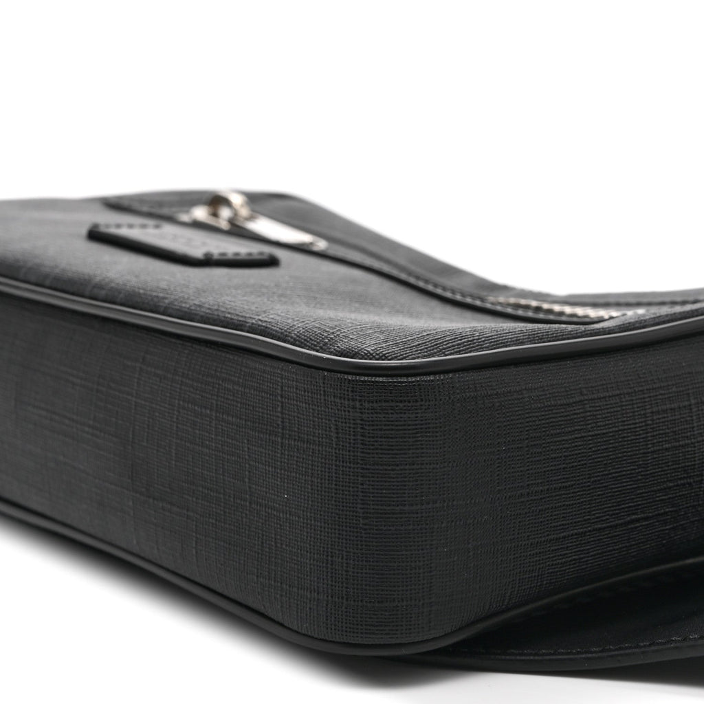 Gucci Soft GG Supreme Monogram Web Belt Bag Black Grey