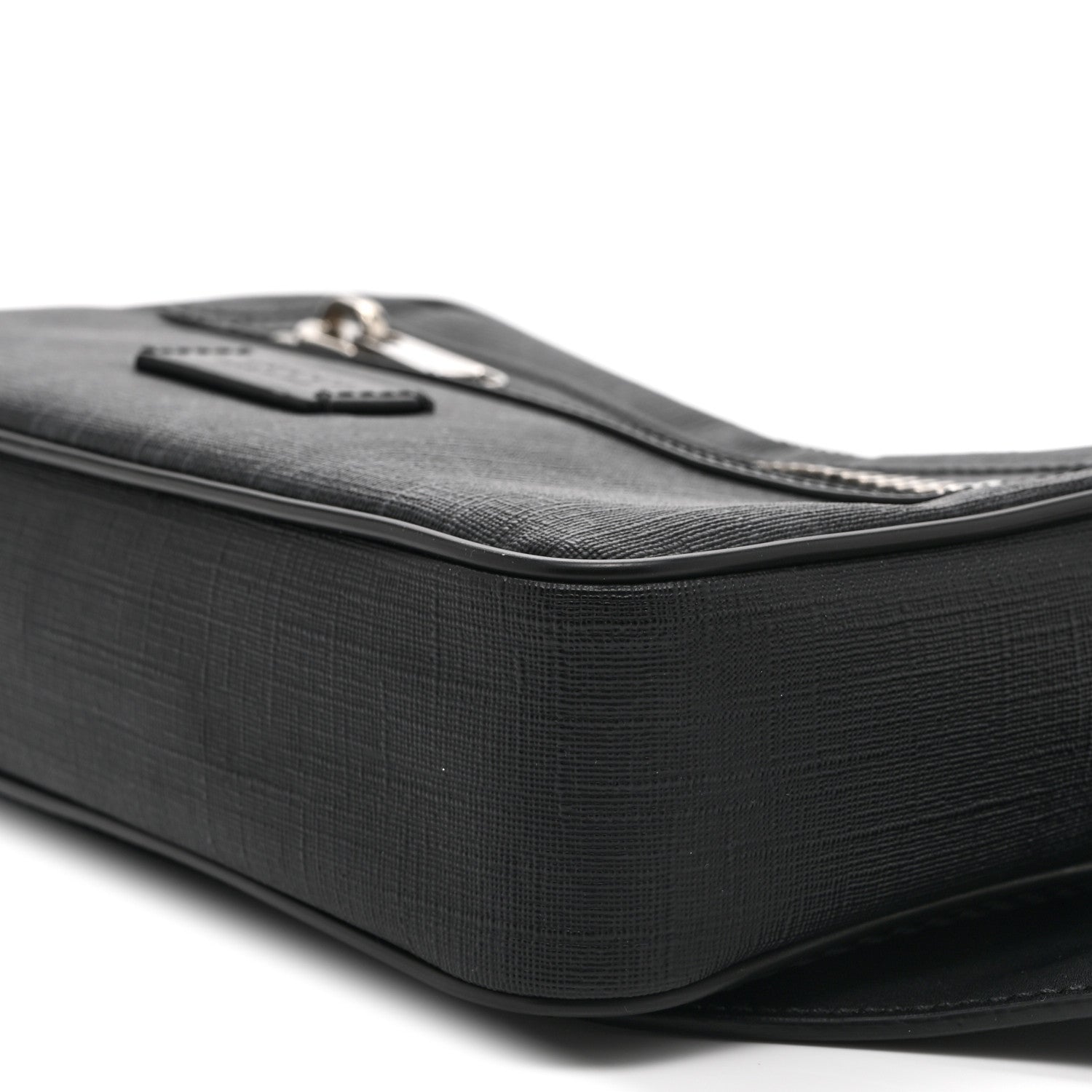 Gucci Soft GG Supreme Monogram Web Belt Bag Black Grey