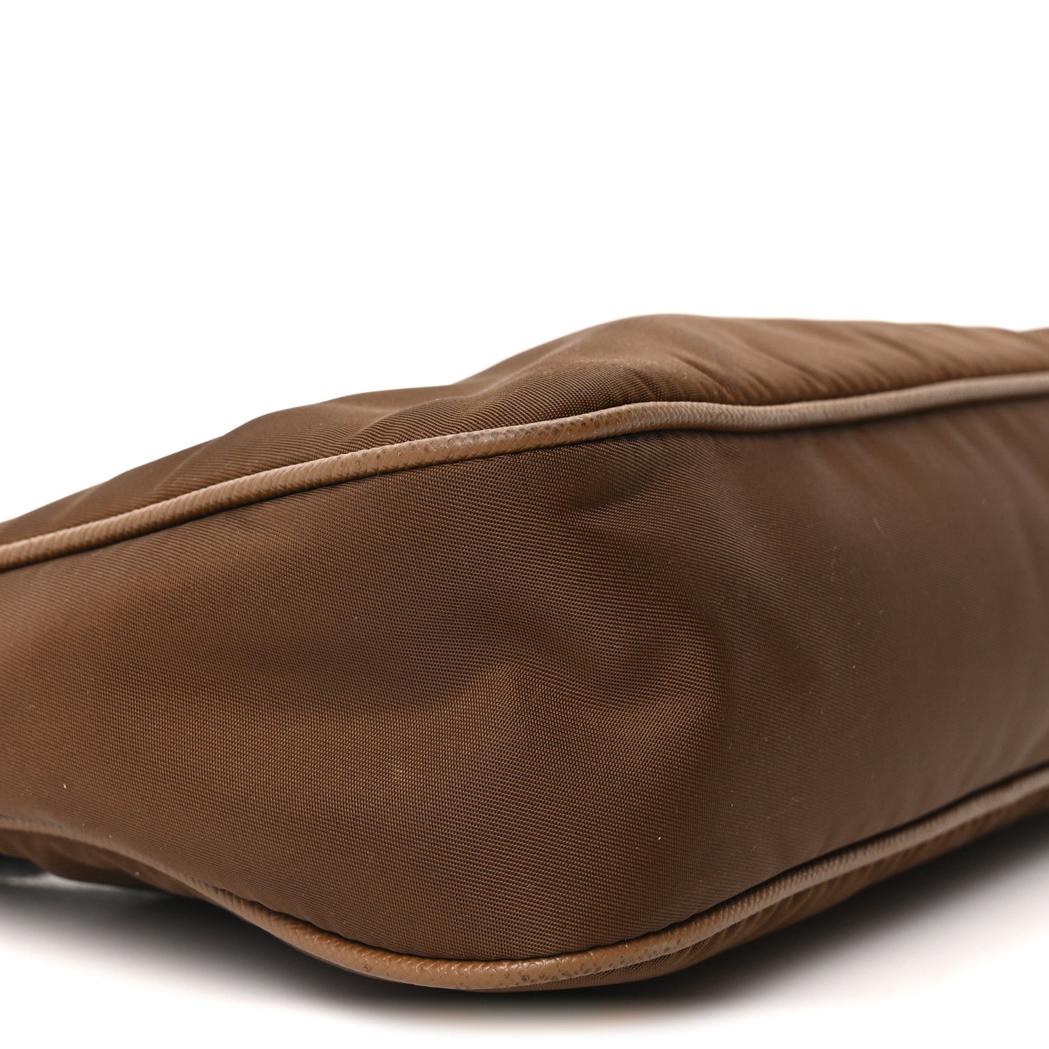 Prada Nylon Re-Edition 2005 Shoulder Bag Cacao