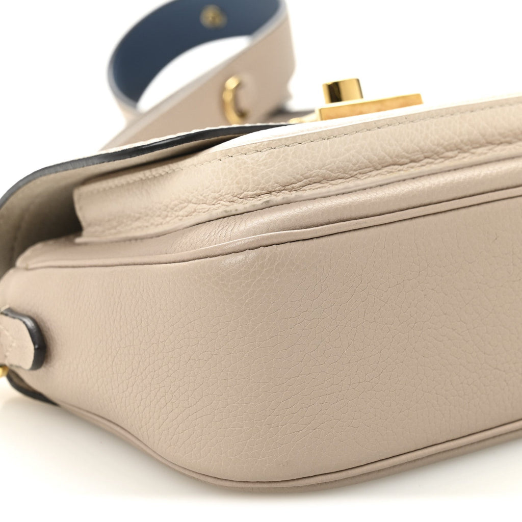Louis Vuitton Grained Calfskin Lockme Tender Greige