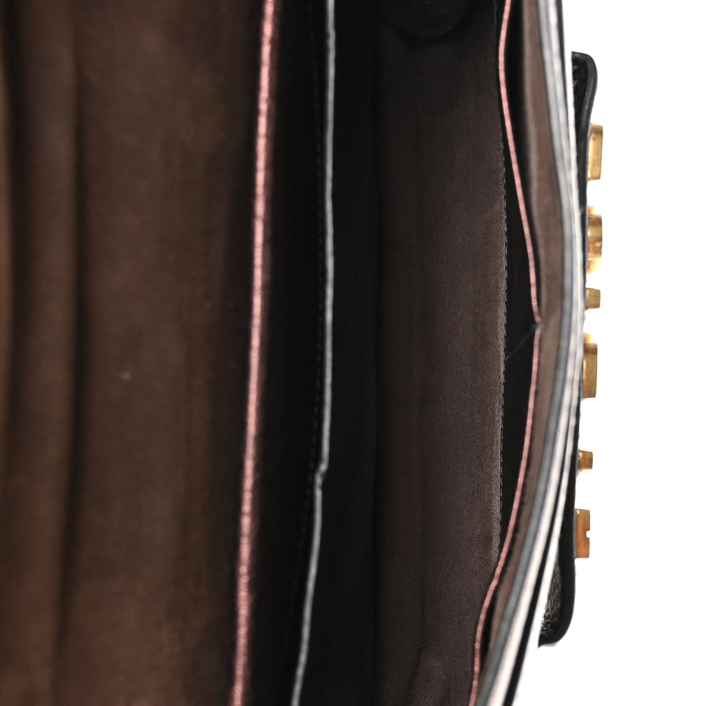 Christian Dior Metallic Calfskin J'Adior Chain Flap Bag Noisette