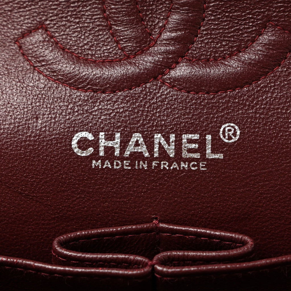 Chanel Lambskin Quilted Small Double Flap Navy