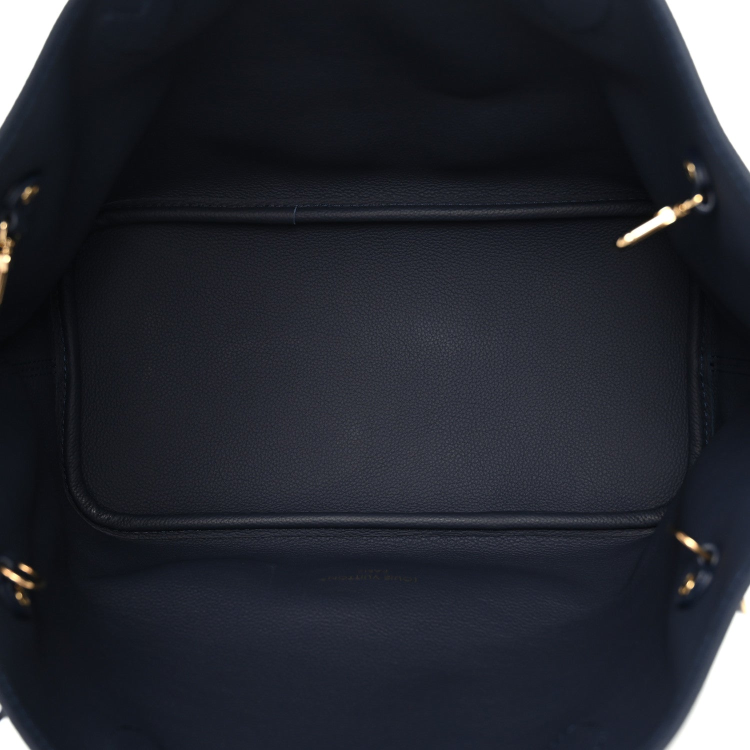 Louis Vuitton Monogram Calfskin Neo Neverfull Inside Out MM Navy