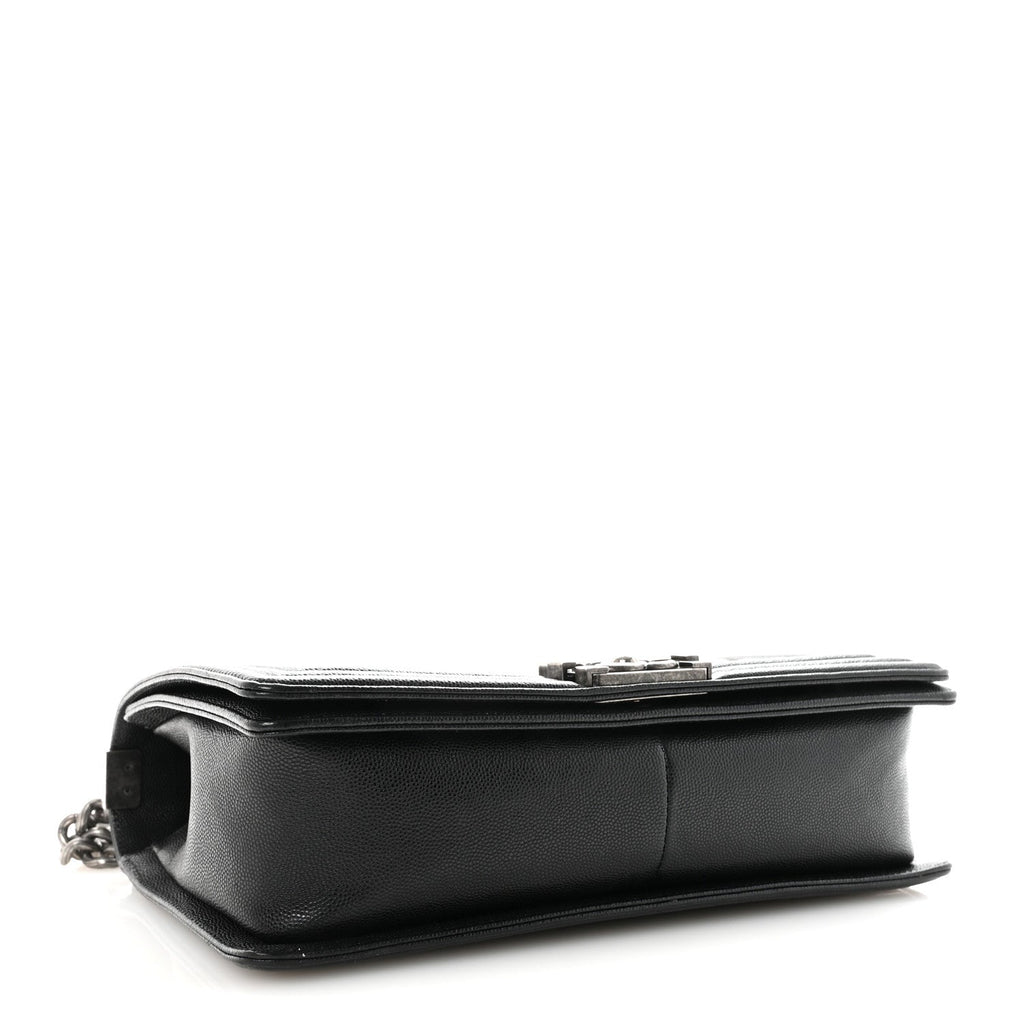 Chanel Caviar Quilted New Medium Boy Flap Black