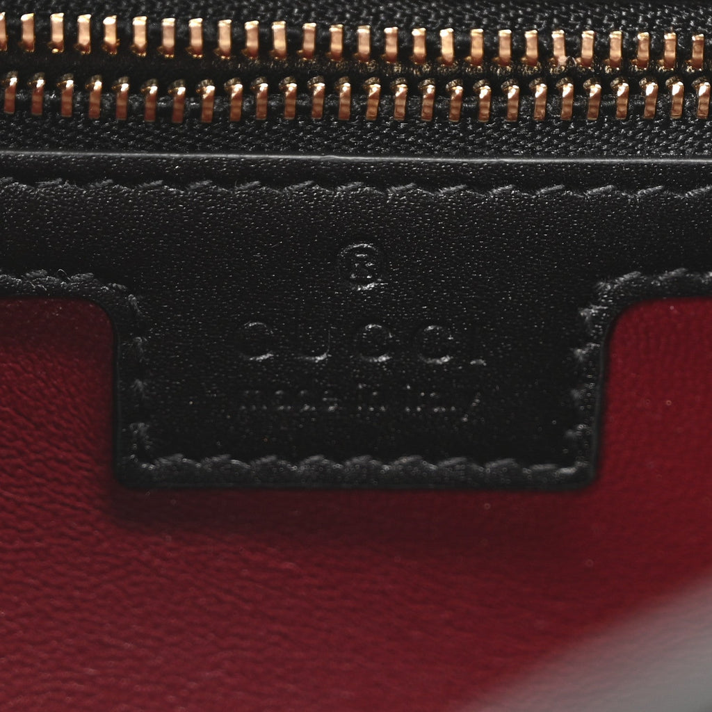Gucci Calfskin Small Jackie Shoulder Bag Black