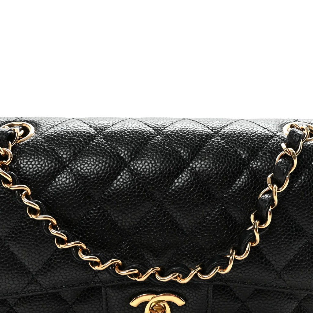 Chanel Caviar Quilted Small Double Flap Black