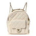 Chanel Caviar Quilted Small CC Day Backpack White