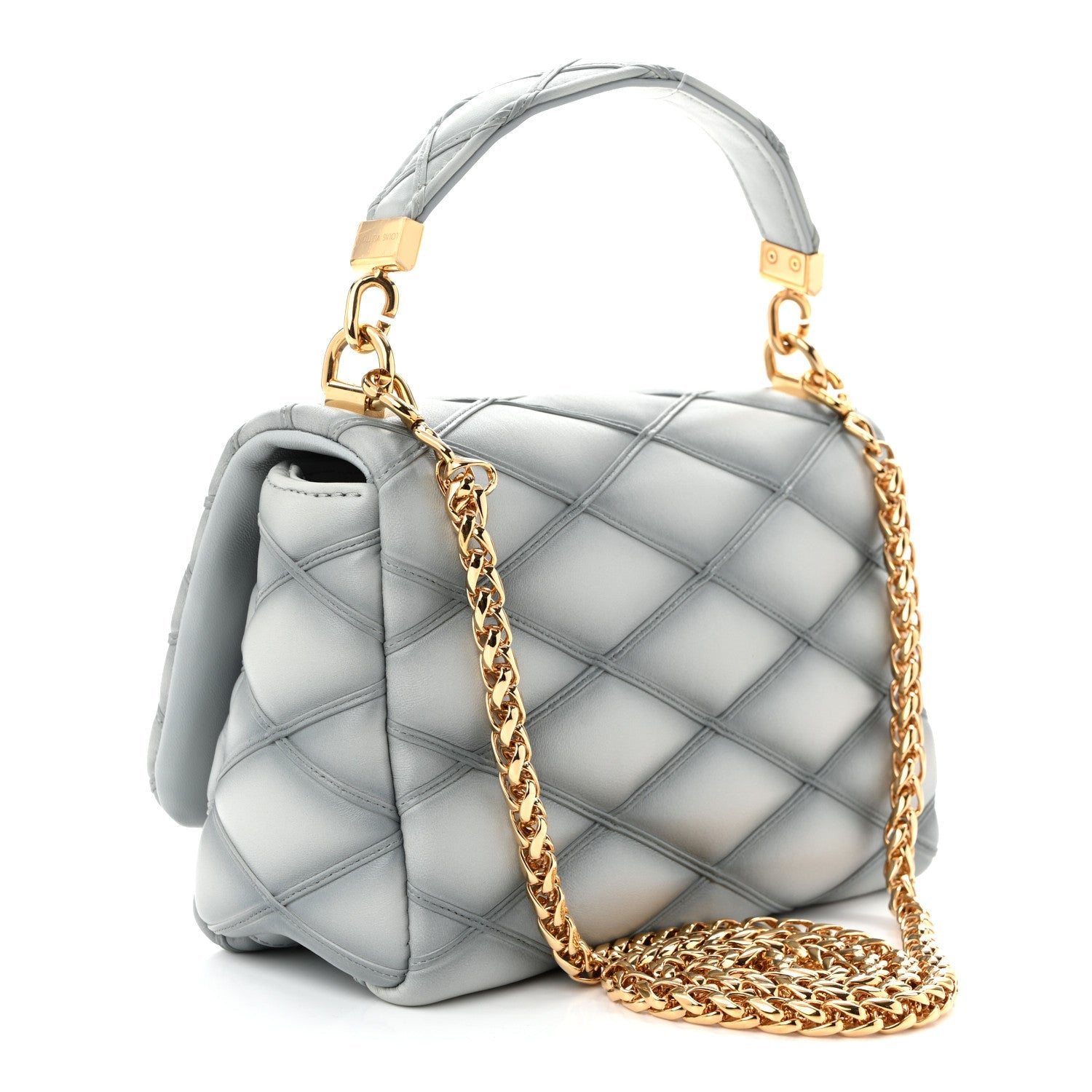 Louis Vuitton Lambskin Malletage GO-14 MM Ecume