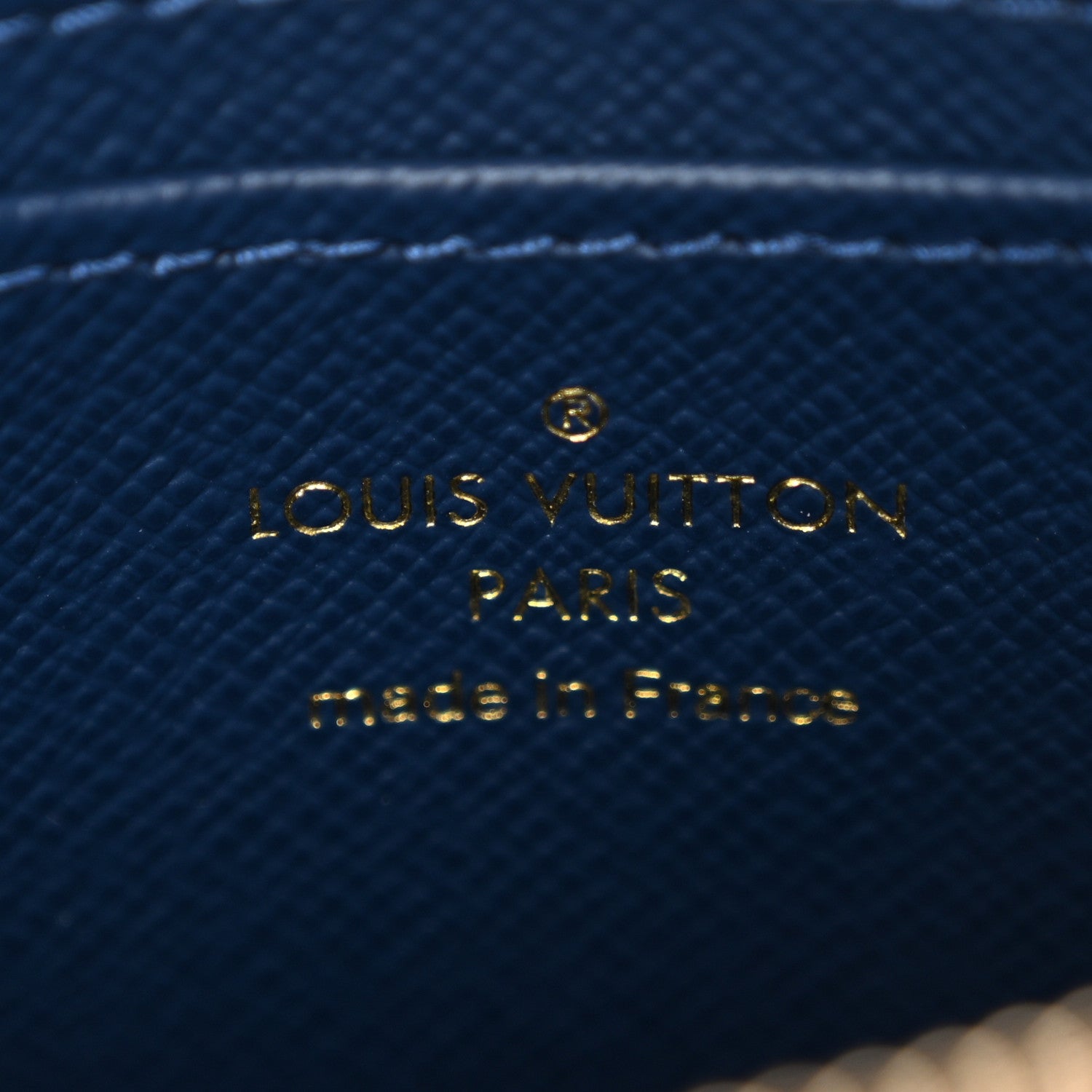 Louis Vuitton Denim Monogram Jacquard Zippy Coin Purse Bleu