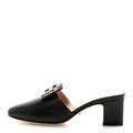 Gucci Malaga Kid Crystal Square G Madelyn 60mm Mules 37.5 Black