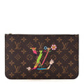 Louis Vuitton LV X TM Monogram Flowers Neverfull Pochette