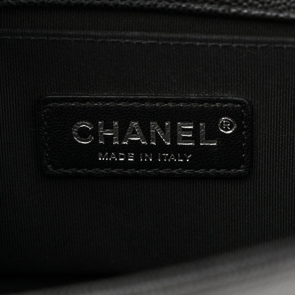 Chanel Caviar Quilted Small Boy Flap Black