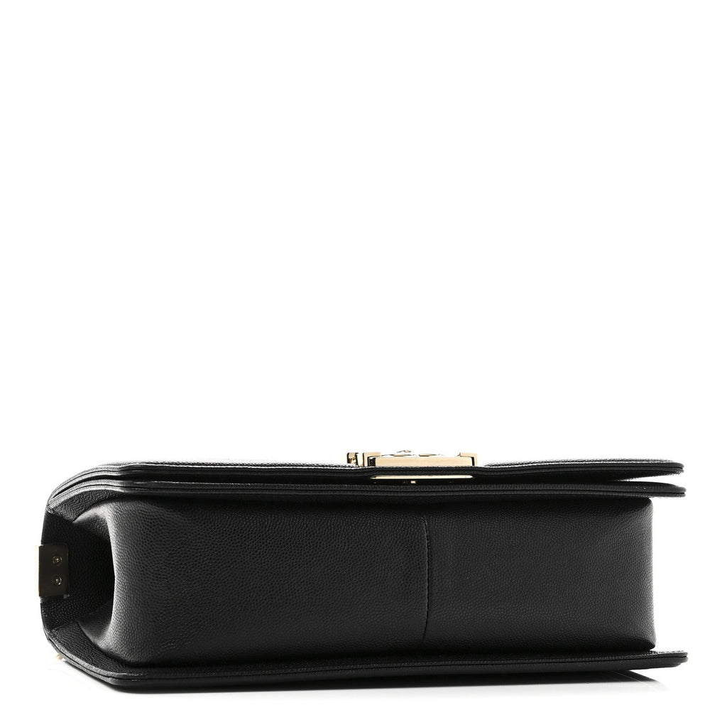 Chanel Caviar Quilted Medium Boy Flap Black