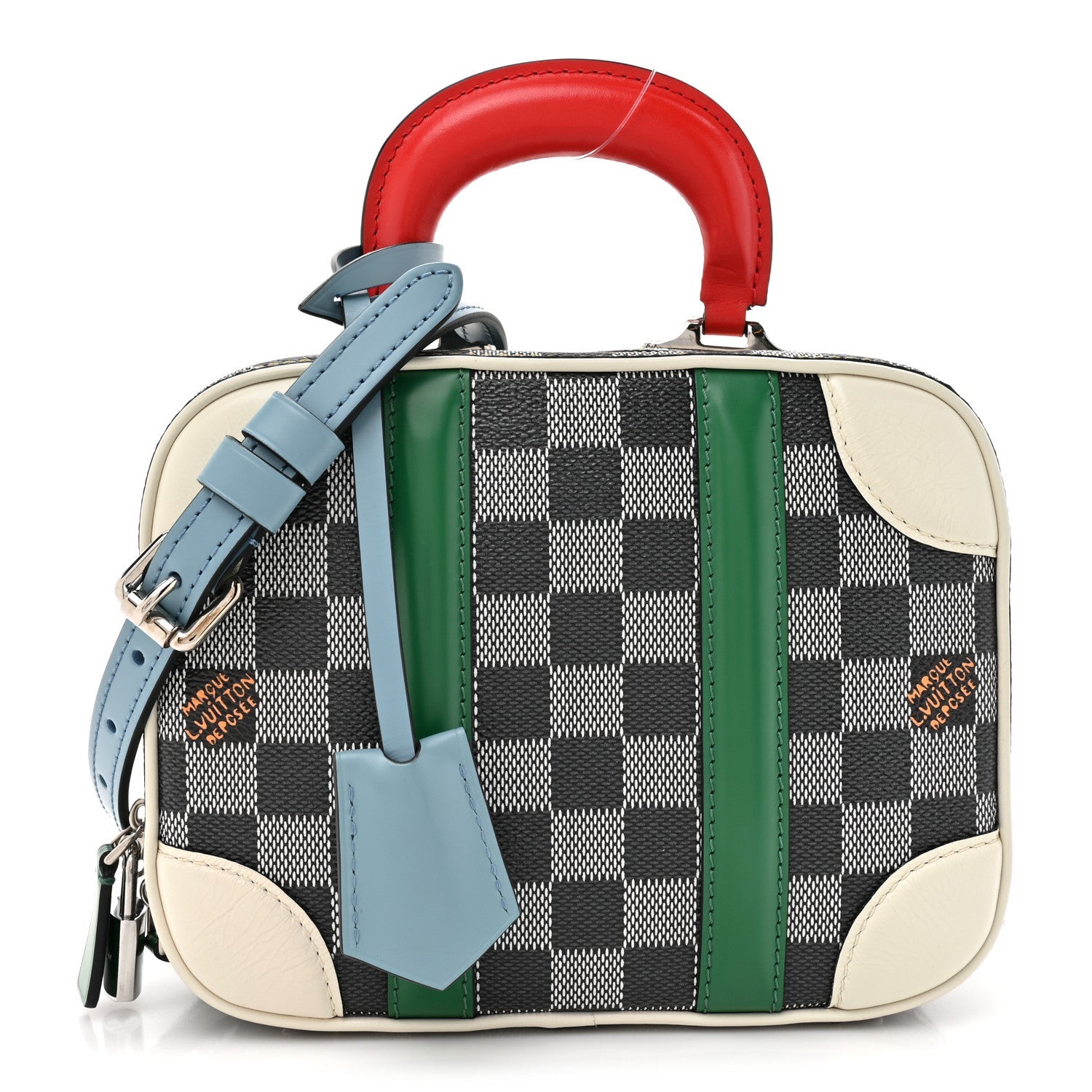 Louis Vuitton Damier Valisette BB Black White