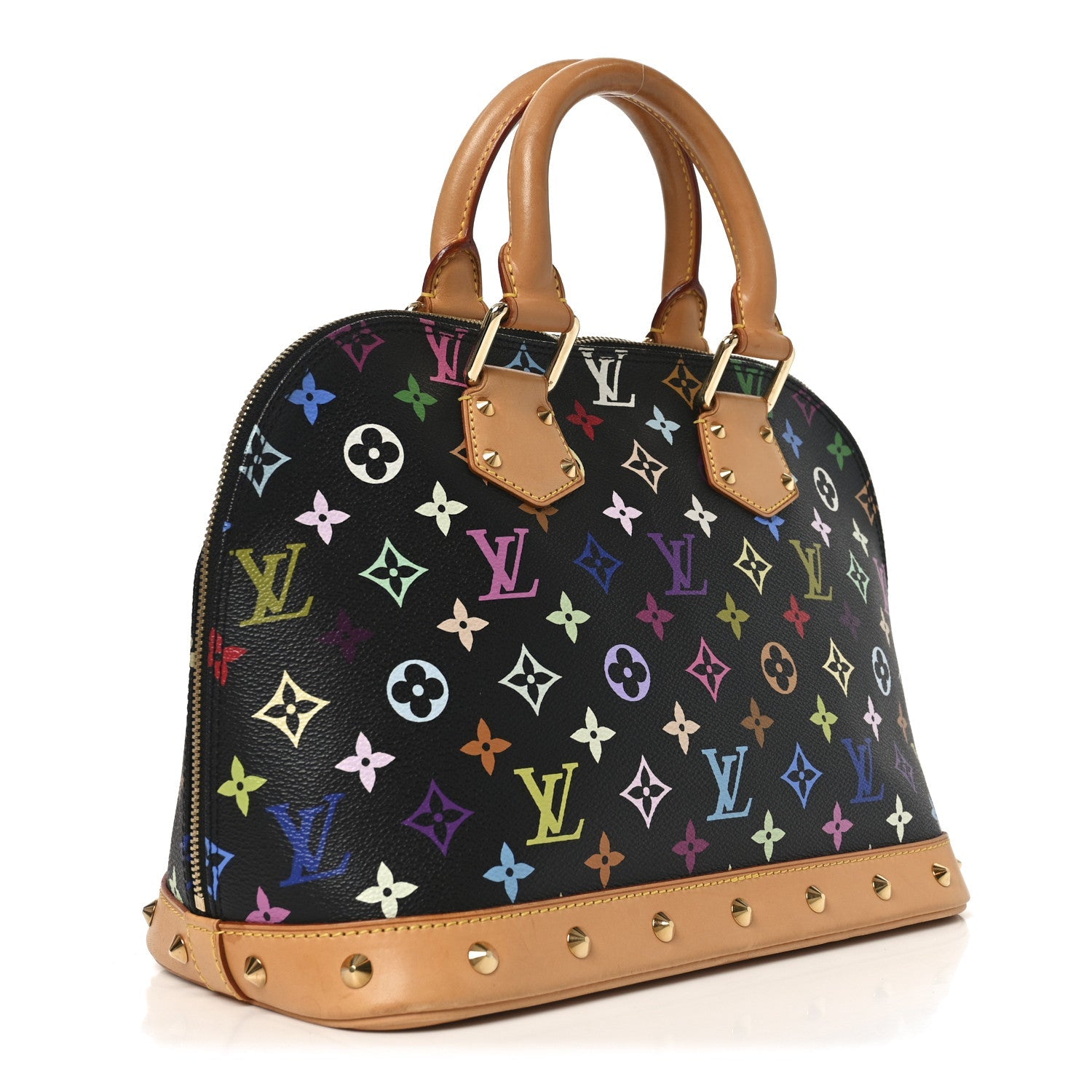 Louis Vuitton Monogram Multicolor Alma PM Black