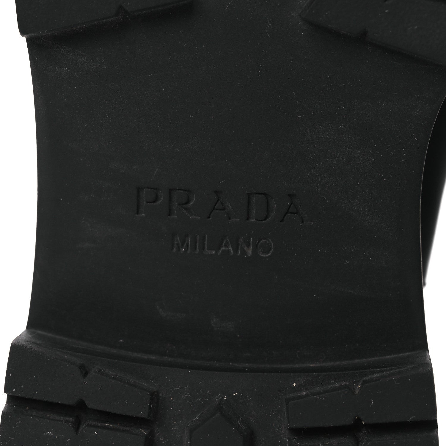 Prada Vitello Shearling Winter 2 Boots 39.5 Black