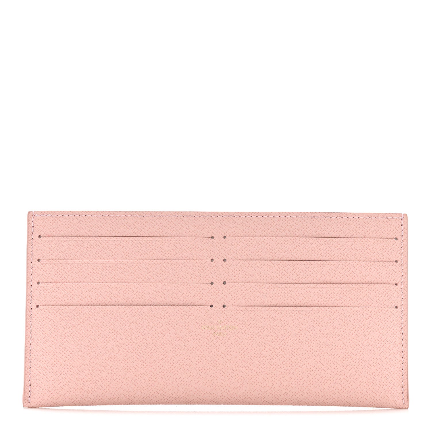 Louis Vuitton Calfskin Felicie Card Holder Insert Rose Ballerine