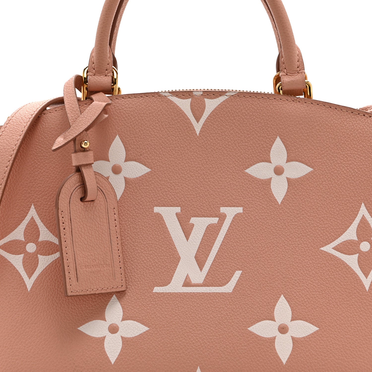 Louis Vuitton Empreinte Monogram Giant Petit Palais Rose Trianon Creme