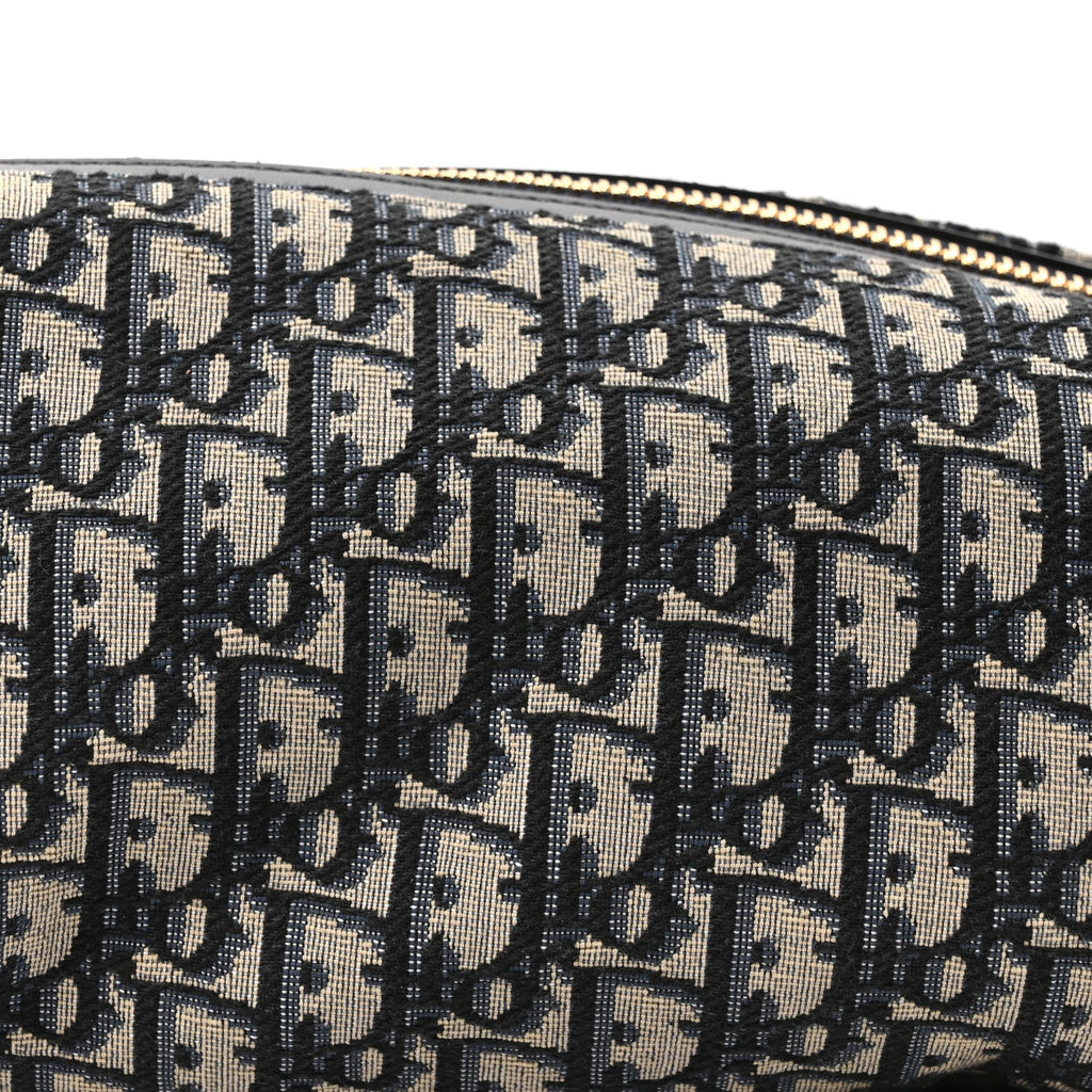 Christian Dior Oblique Medium D-Journey Bag Blue