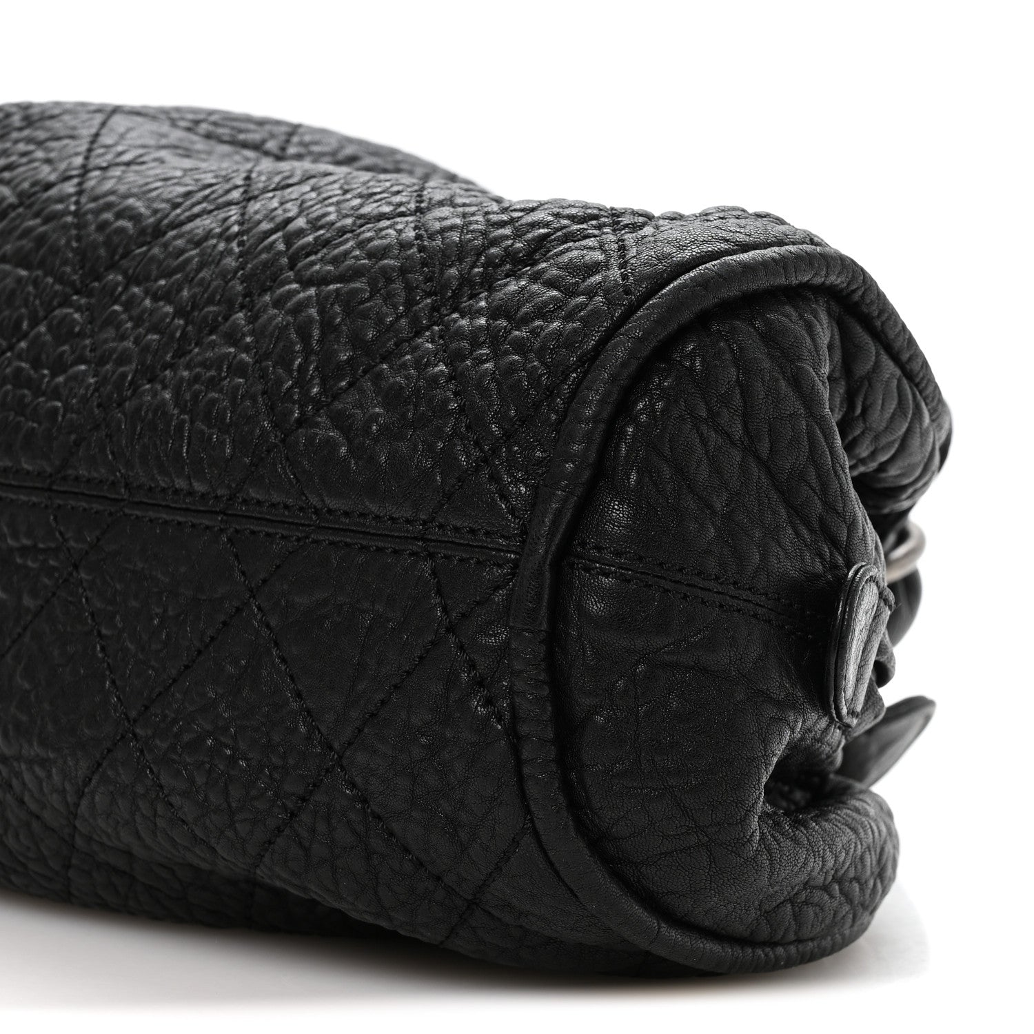 Chanel Distressed Lambskin Le Marais Bowler Black