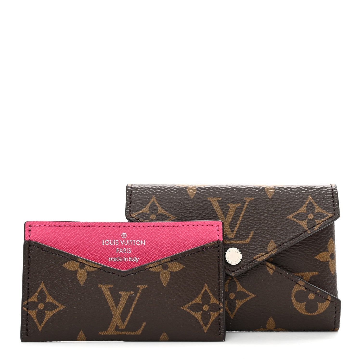 Louis Vuitton Monogram LV Colormania Kirigami Card Holder Pondichery Pink
