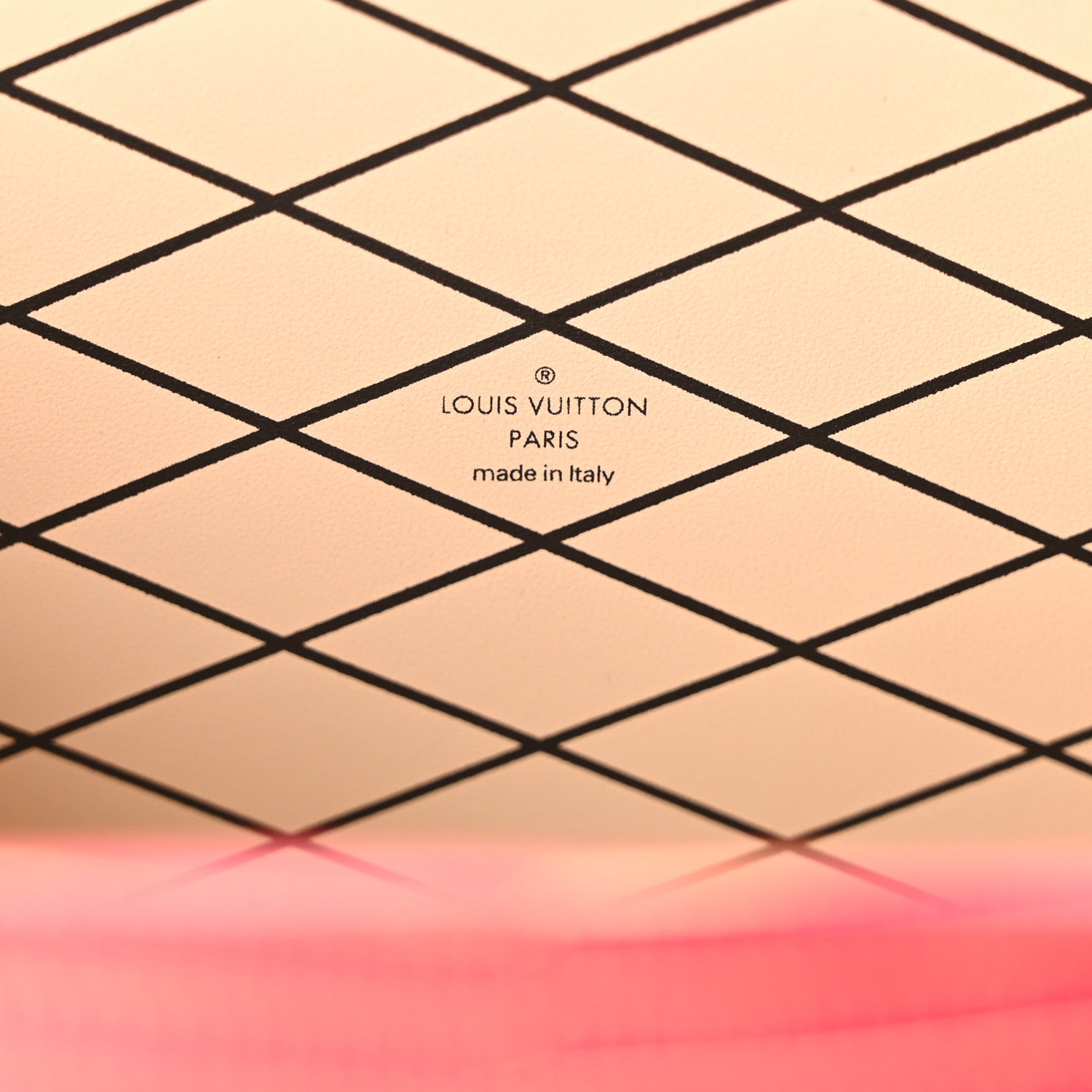 Louis Vuitton Metalic Lizard Petite Malle Pink