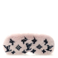 Louis Vuitton Monogram Mink Fur Sleep Mask Light Pink