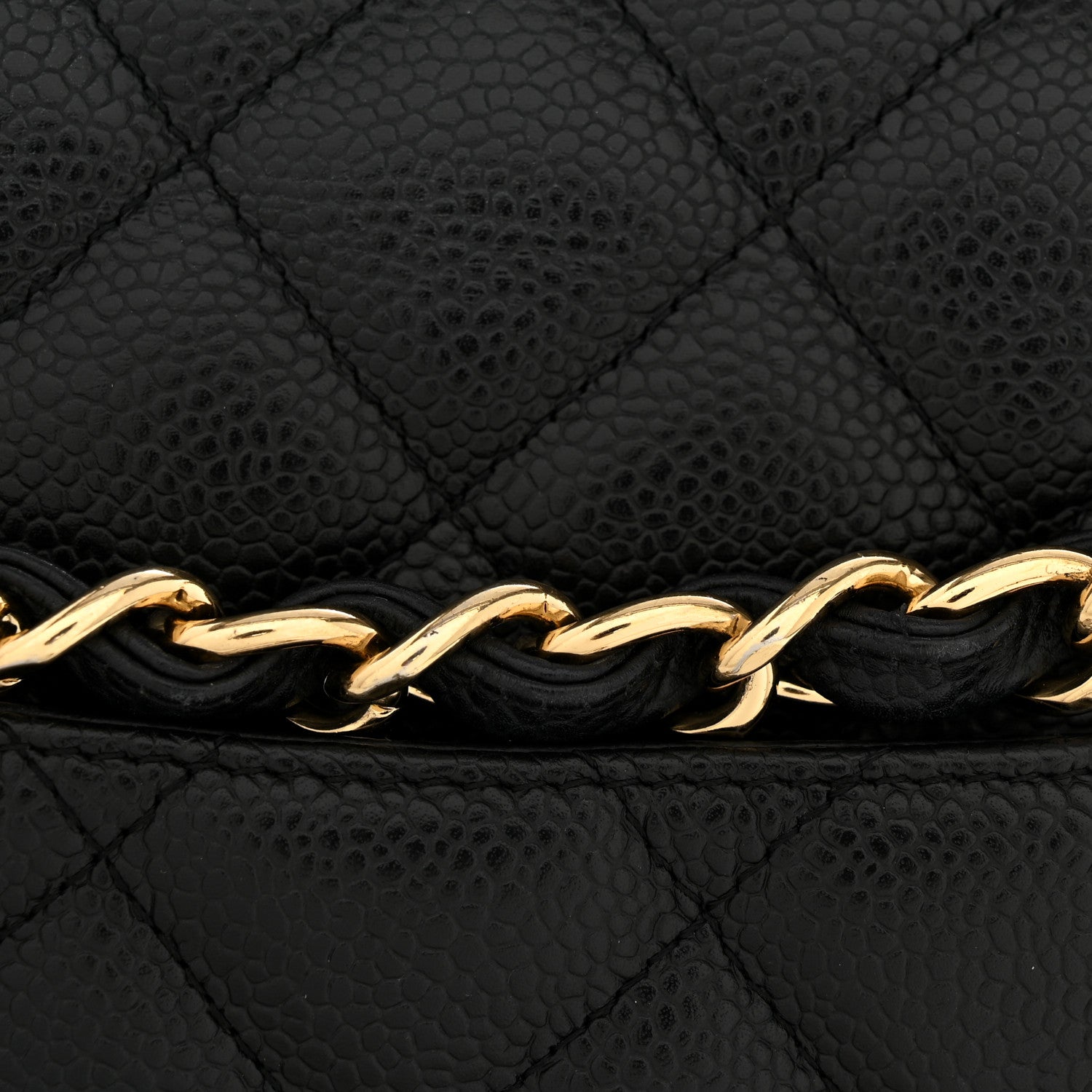 Chanel Caviar Quilted Jumbo Single Flap Black