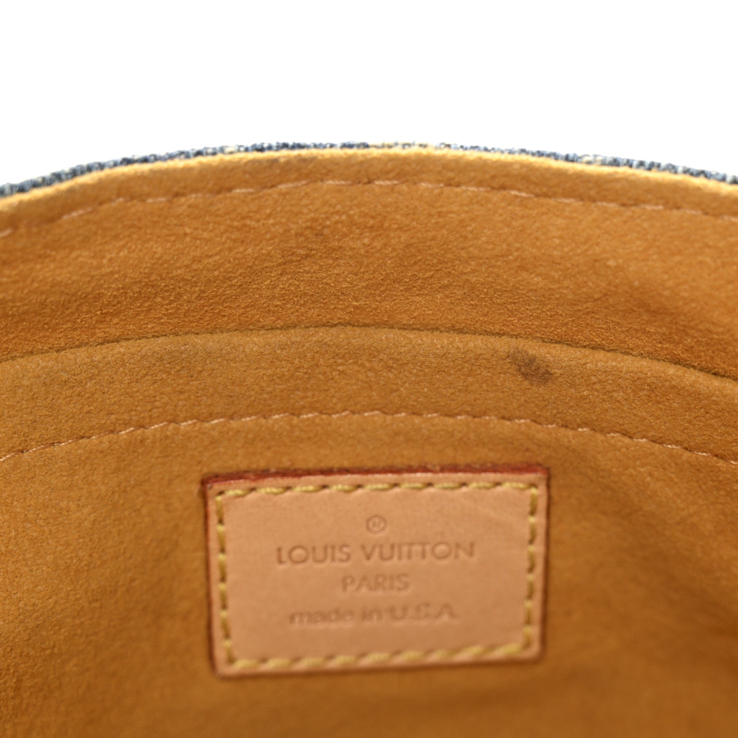 Louis Vuitton Monogram Denim Mini Pleaty Blue