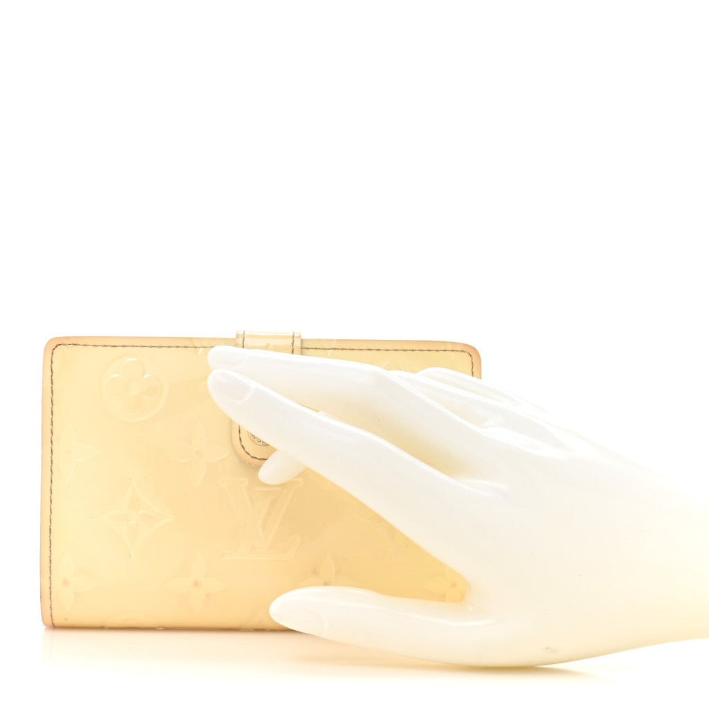 Louis Vuitton Vernis French Purse Wallet Perle
