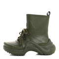 Louis Vuitton Mat Rubber Monogram LV Archlight Sneaker Boots 38 Kaki