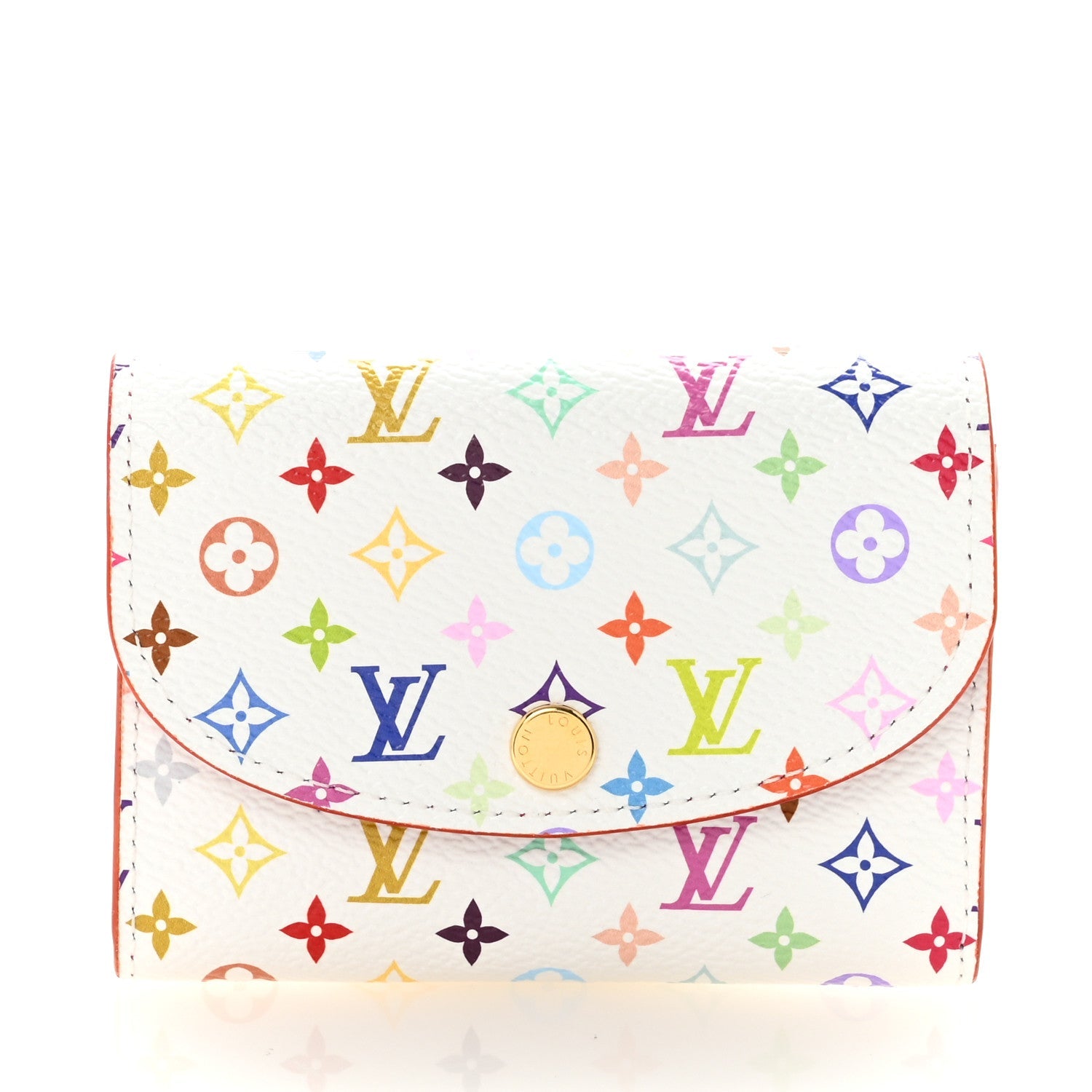 Louis Vuitton LV X TM Monogram Multicolor Rosalie Coin Purse White Kawaii Pink