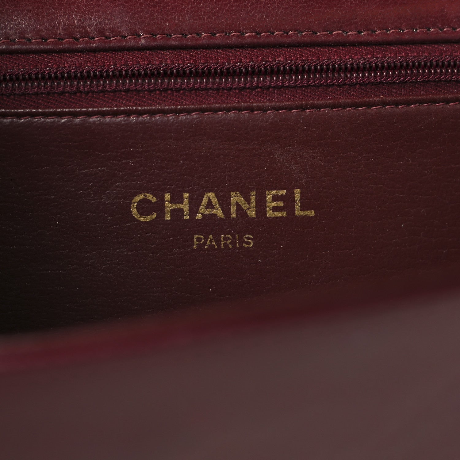 Chanel Lambskin Quilted Small Single Flap Bordeaux