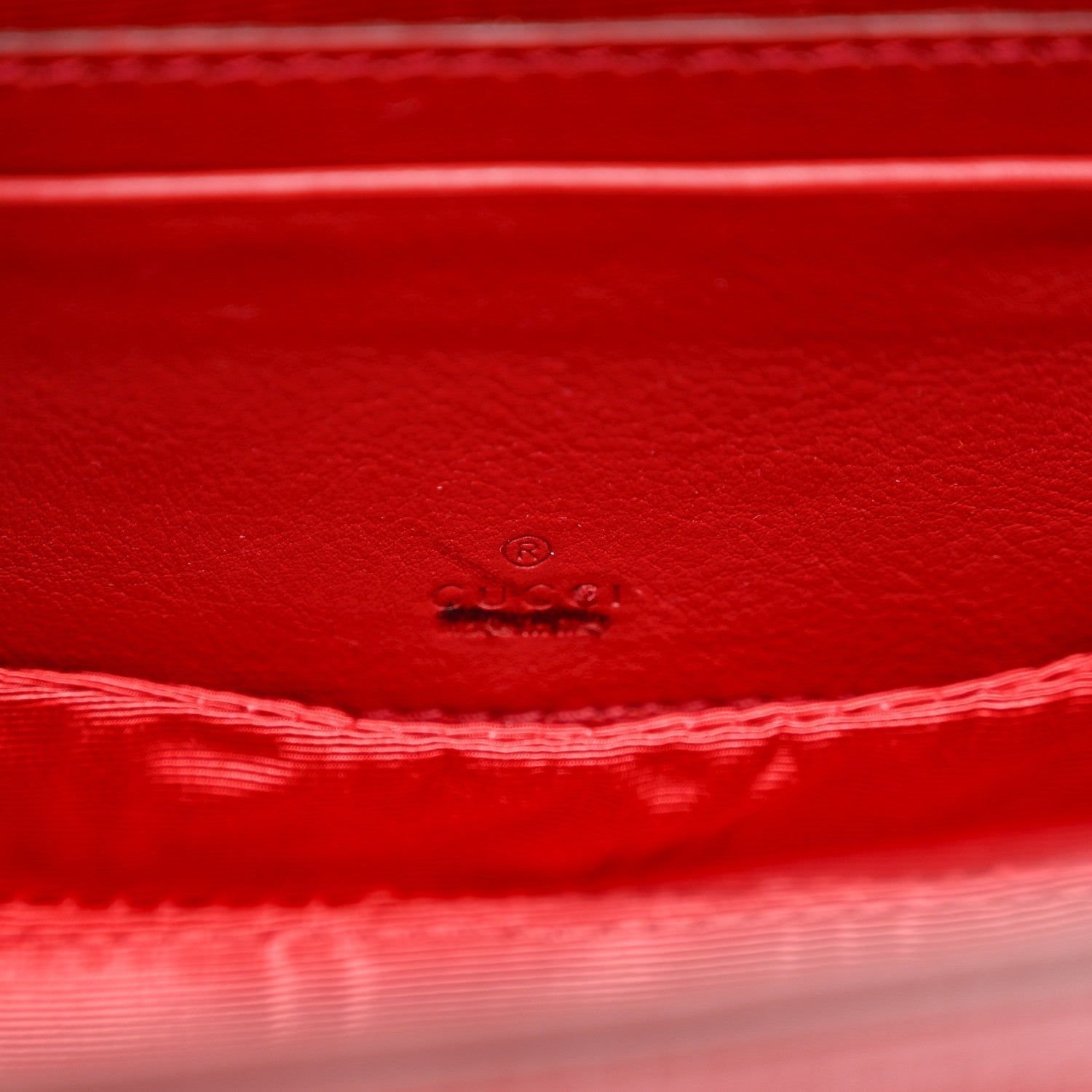 Gucci Moire Fabric Calfskin Rhinestone Monogram Monochrome Lizard Embossed Mini Bamboo 1947 Top Handle Chain Bag Red