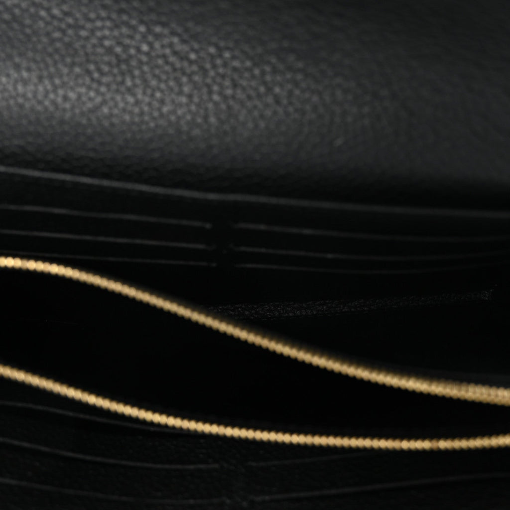 Louis Vuitton Empreinte Sarah Wallet NM Black