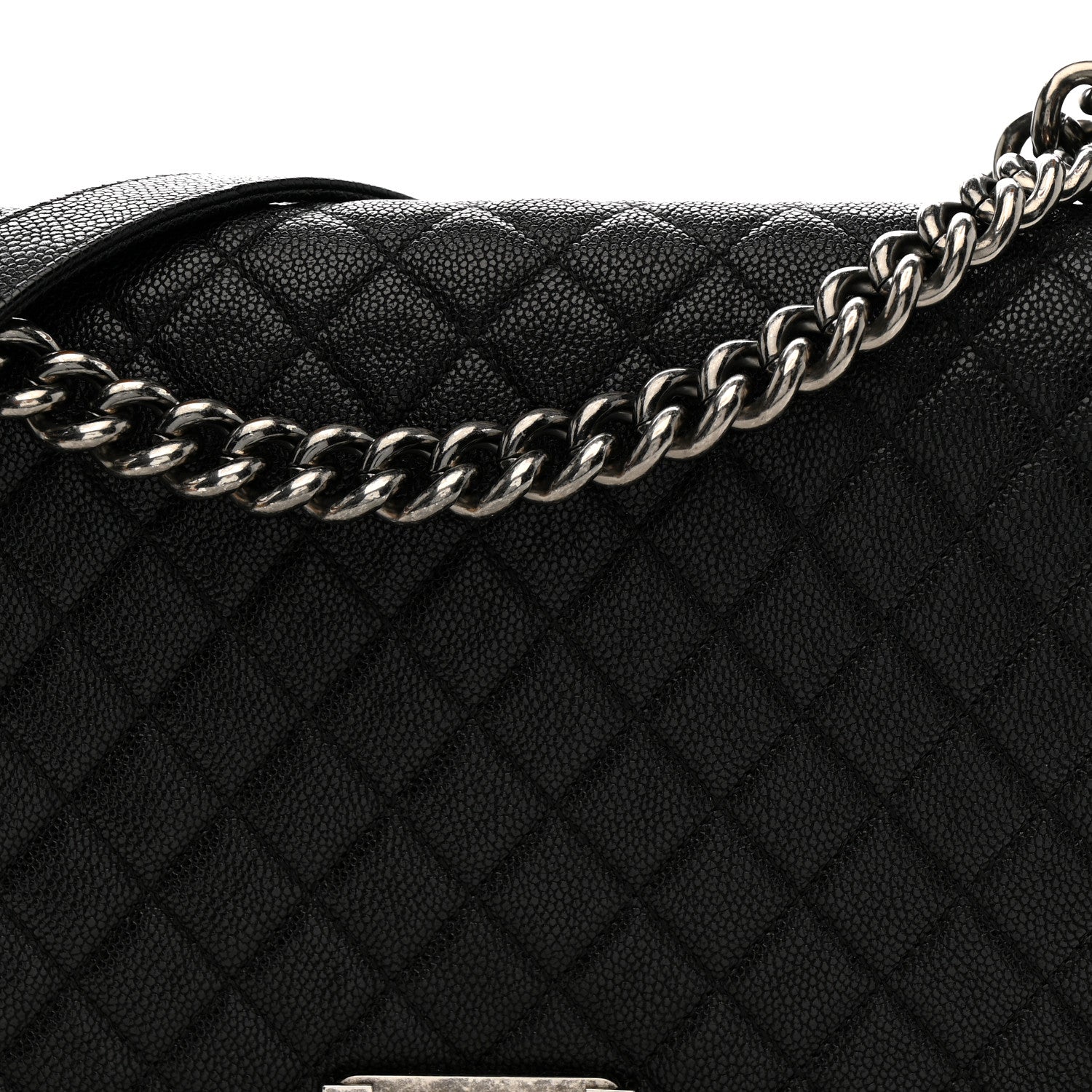 Chanel Caviar Quilted New Medium Boy Flap Black