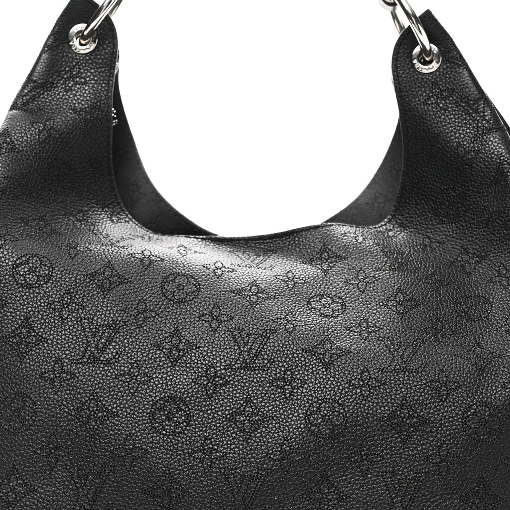 Louis Vuitton Mahina Carmel Hobo Black