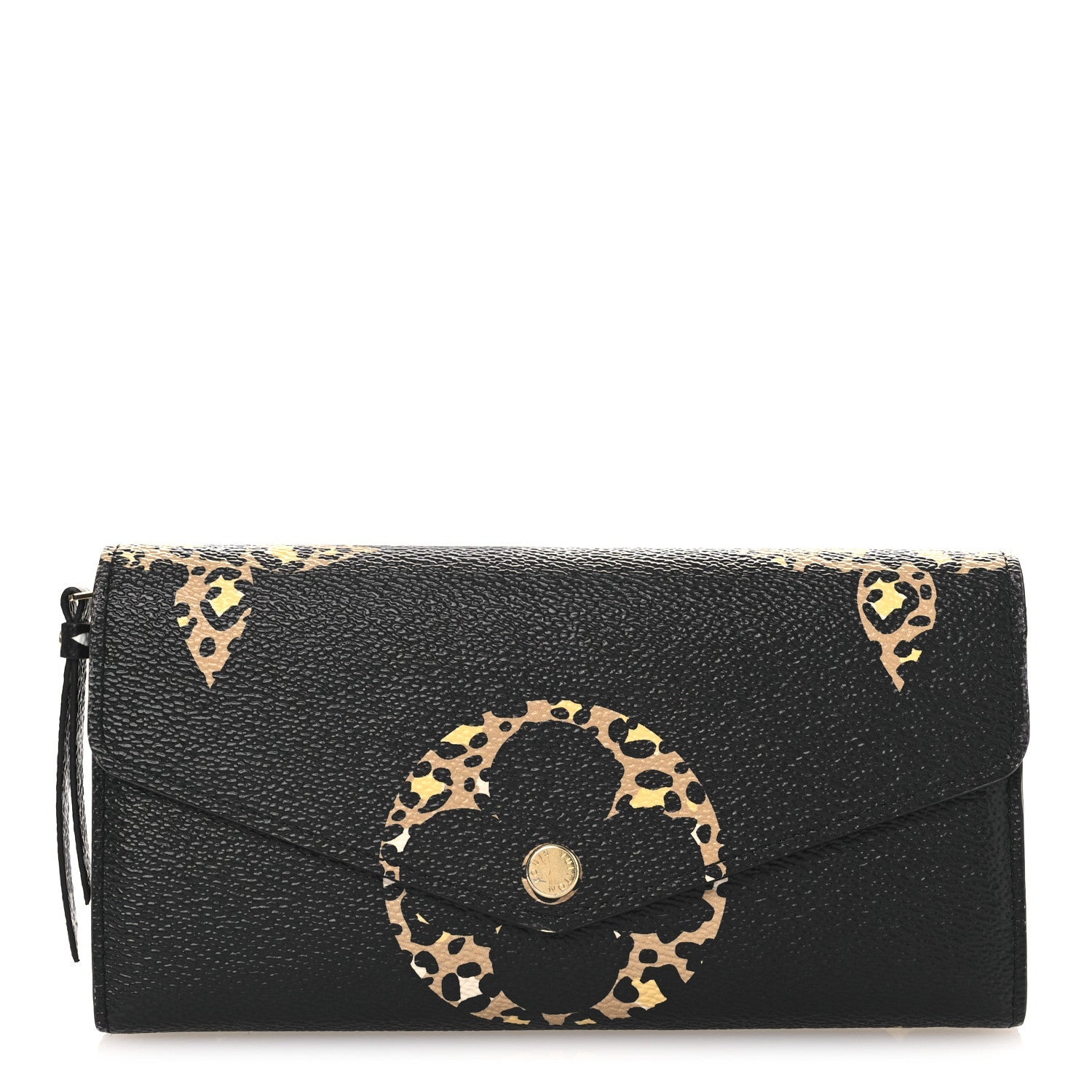 Louis Vuitton Monogram Giant Jungle Sarah Wallet Black