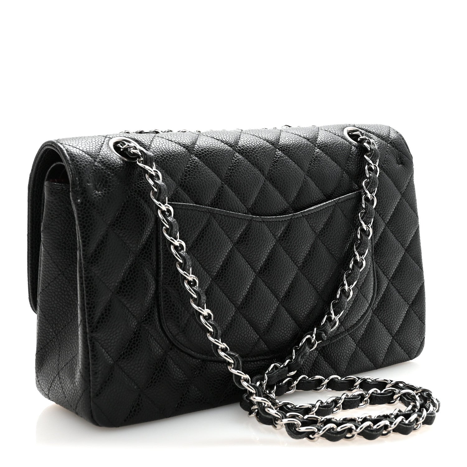 Chanel Caviar Quilted Medium Double Flap Black