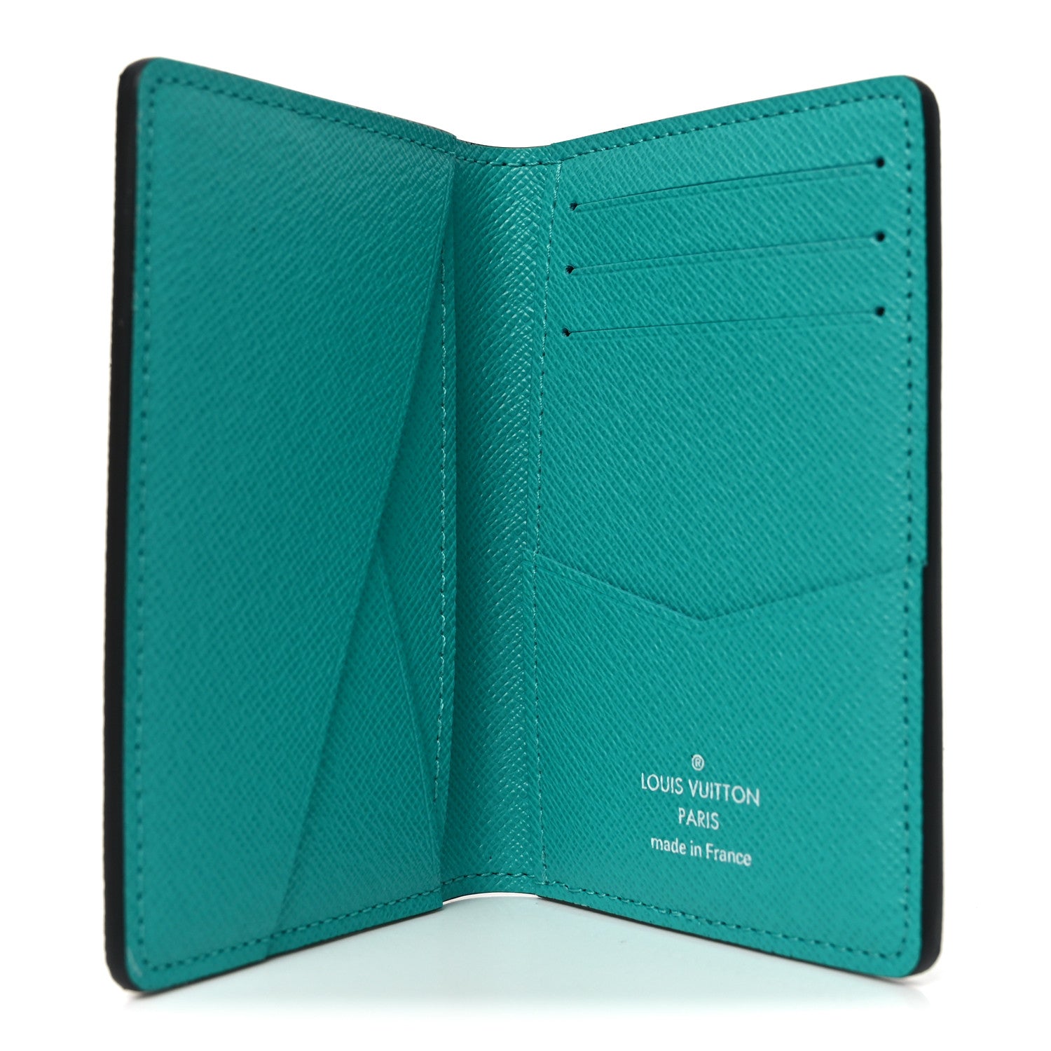 Louis Vuitton Monogram Eclipse LV Graffiti Pocket Organizer Green Lights
