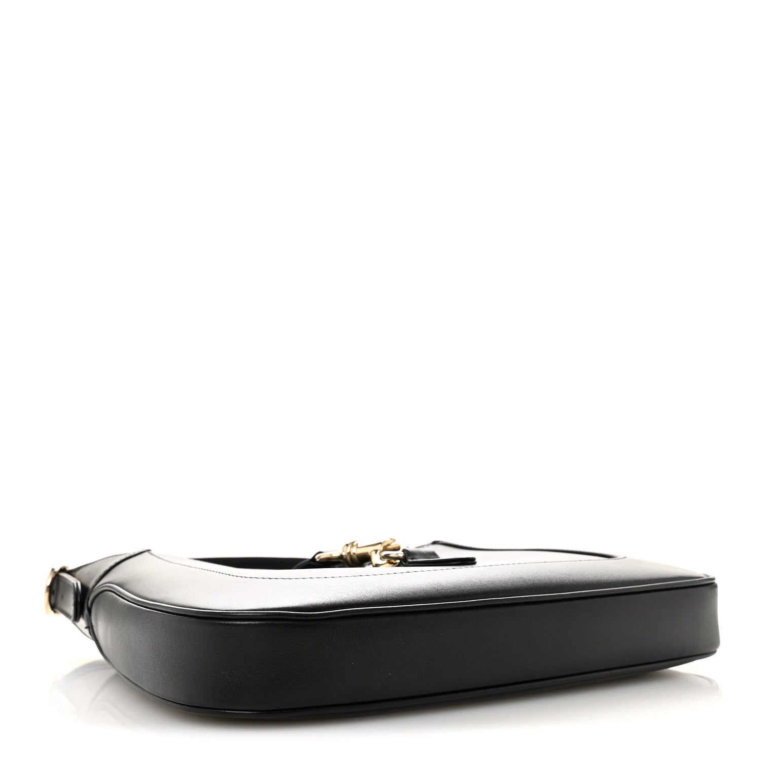 Gucci Calfskin Small Jackie Shoulder Bag Black