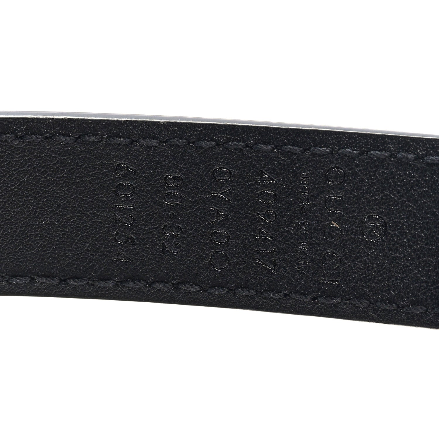 Gucci Calfskin Double G 20mm Belt 80 32 Black