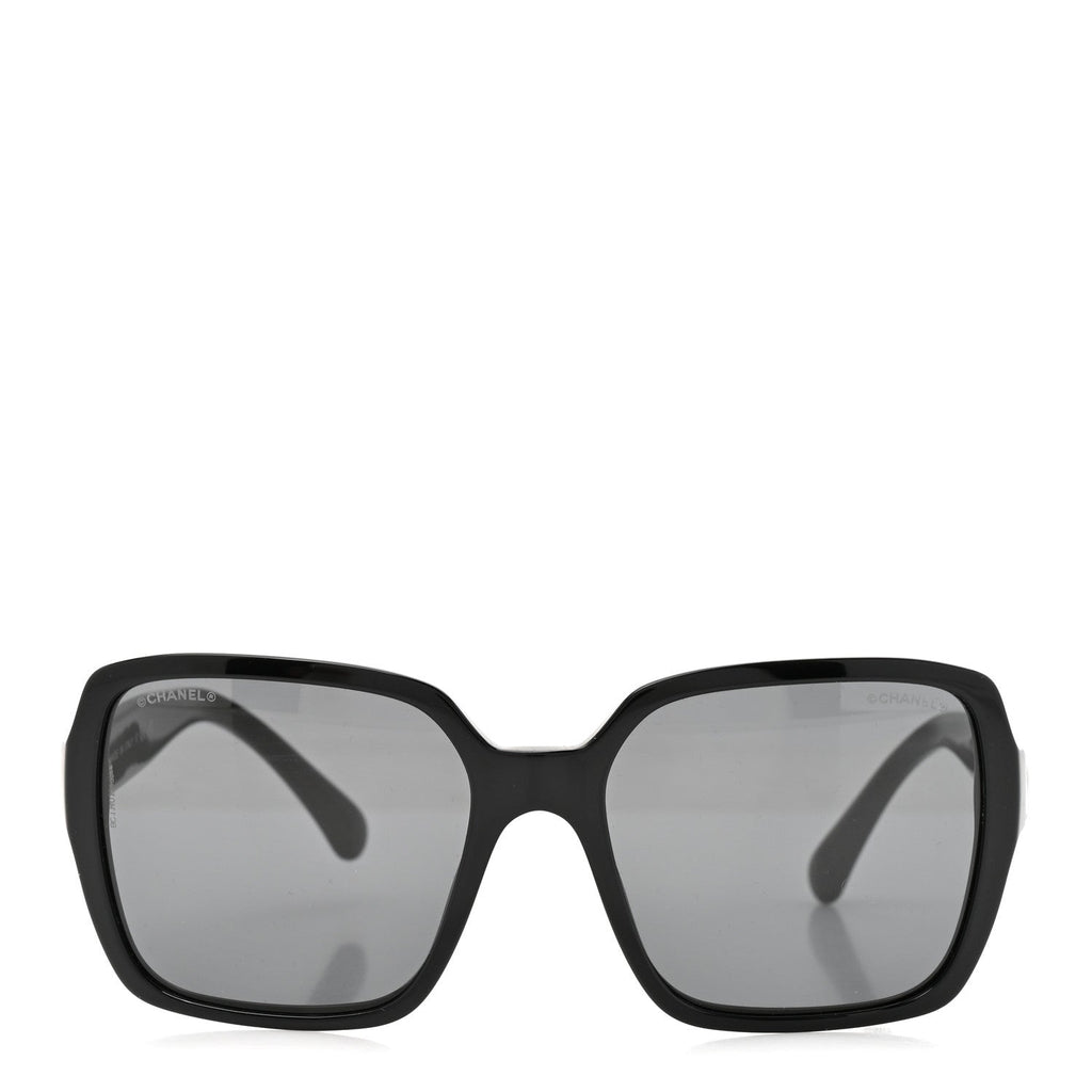 Acetate Square Sunglasses 5408 Black