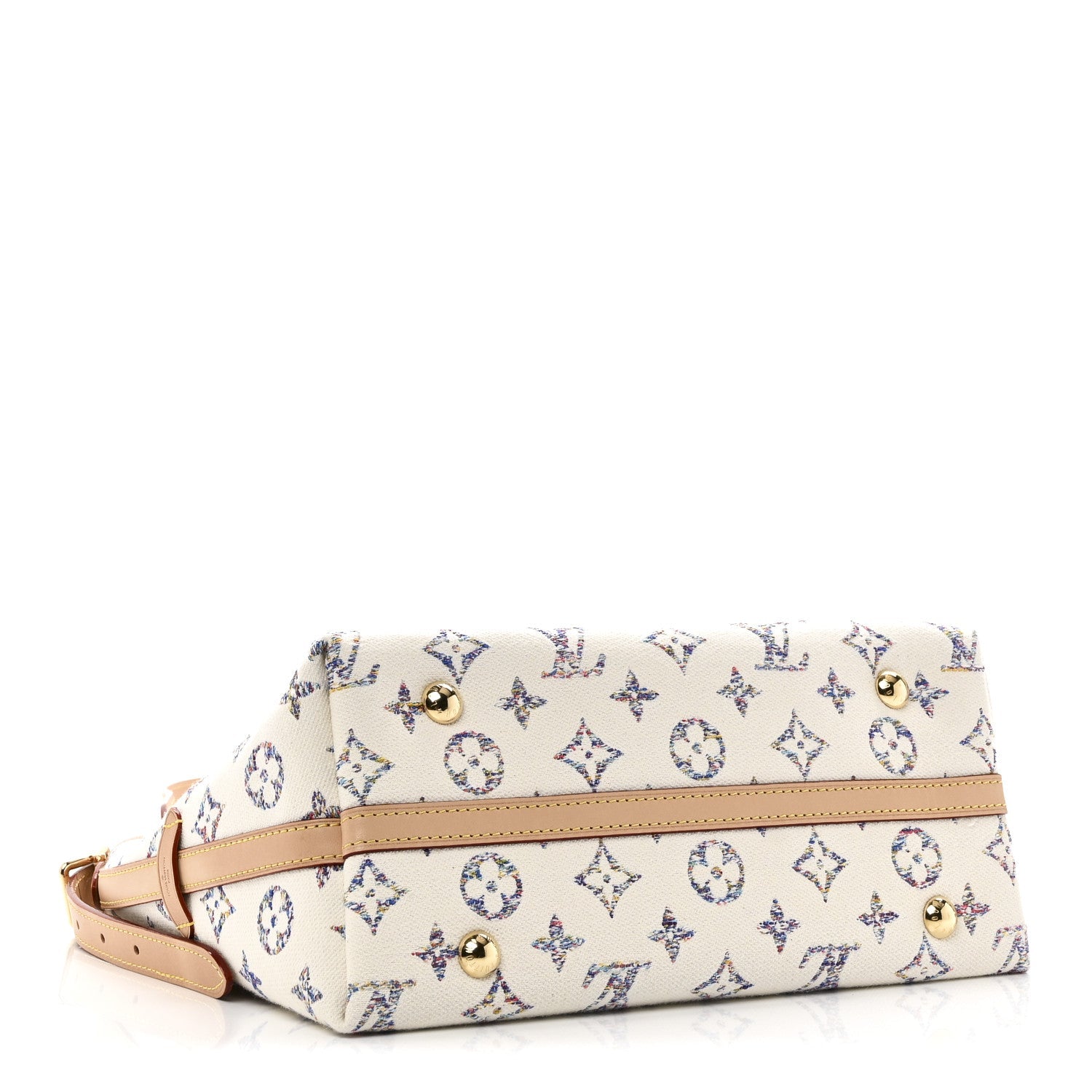 Louis Vuitton Monogram Jacquard CarryAll PM Multicolor Beige