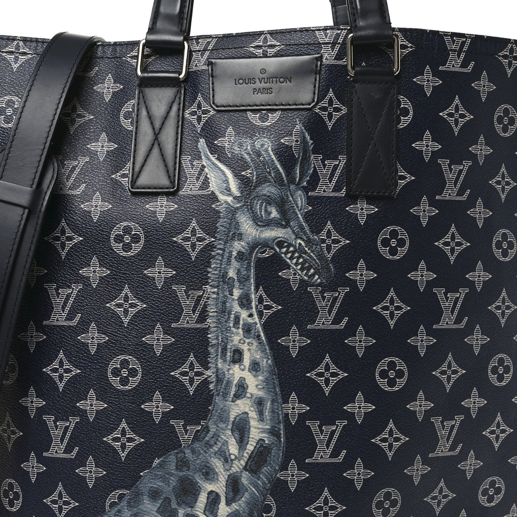 Louis Vuitton Savane Monogram Chapman Atlas Tote Ink