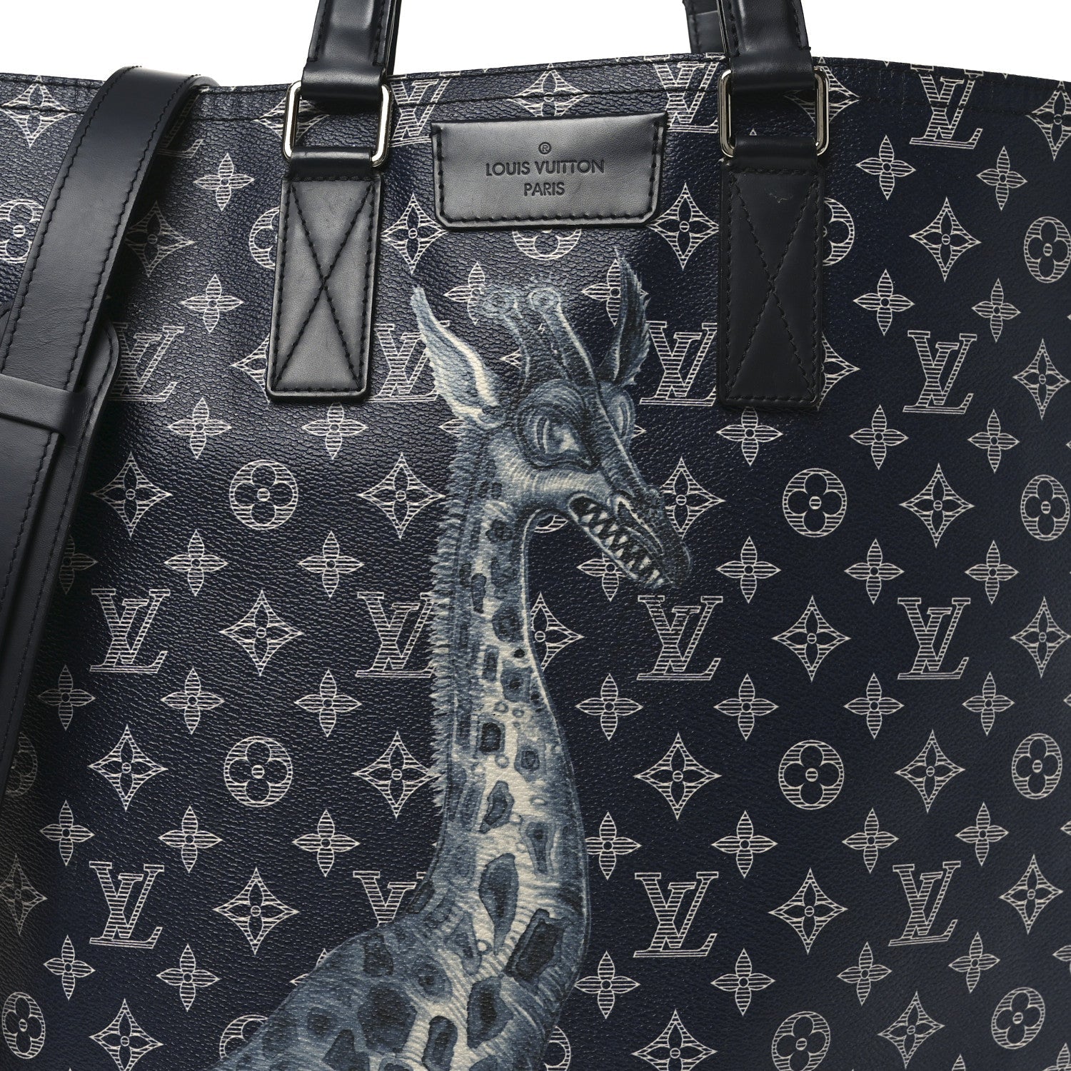 Louis Vuitton Savane Monogram Chapman Atlas Tote Ink