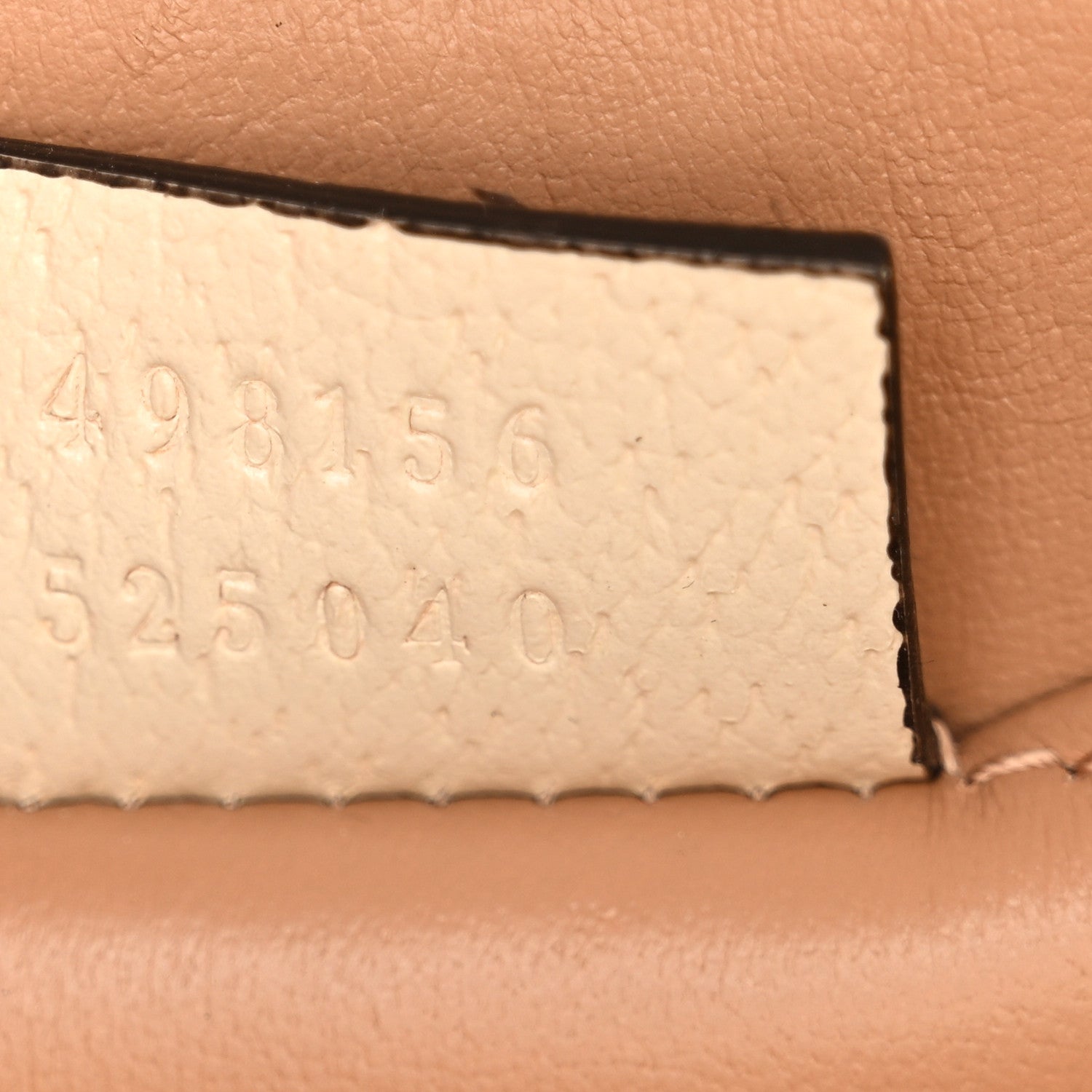Gucci GG Supreme Monogram Berry Textured Dollar Calfskin Small Padlock Tote Beige Ebony Light Copper Mystic White