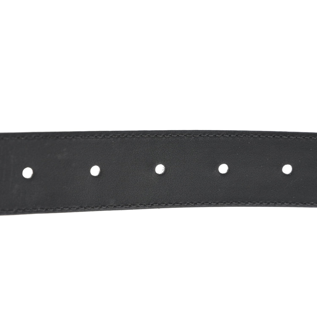 Gucci Calfskin Double G 30mm Belt 80 32 Black